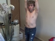 Preview 4 of Frat Dude works 84 hours That Week in Construction then Gives Stripper Show 2 Crowd!