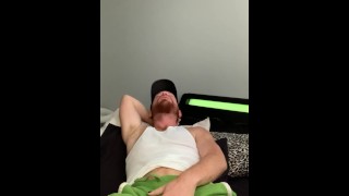 Horny Ginger Jerks Off & Cums