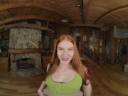 Preview 1 of Cheating On Your Wife With Redhead Babysitter Jane Rogers VR Porn
