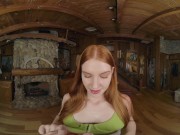 Preview 2 of Cheating On Your Wife With Redhead Babysitter Jane Rogers VR Porn