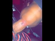 Preview 1 of Ebony teen getting face fucked upside down