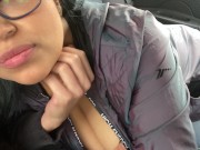 Preview 1 of The BEST ORAL CREAMPIE of your life inside the car! 4k
