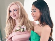 Preview 4 of GIRLSWAY 18yo Prom Queens Lexi Lore And Harmony Wonder Know How To Use Their Fingers