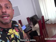 Preview 4 of Crazy! real (!!) cheated on wife while she works on computer: Lara De Santis - MISSDEEP