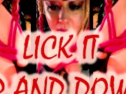 Preview 4 of DILDO SUCKING INSTRUCTIONS The shemale has a big tasty cock and you are going to suck it ENHANCED