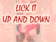 Preview 6 of DILDO SUCKING INSTRUCTIONS The shemale has a big tasty cock and you are going to suck it ENHANCED