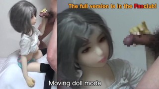 I was excited by the automatically moving doll and ejaculated a lot.