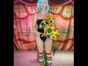 Preview 3 of ENF Embarrassed Naked Female Nude Tiktoker Pawg Nude Clown Magic Tricks Gone Wrong