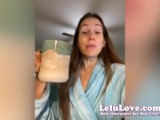 Preview 1 of From crocheting to sucking/fucking Lelu Love's candid daily VLOGs have it all behind the scenes!! :)