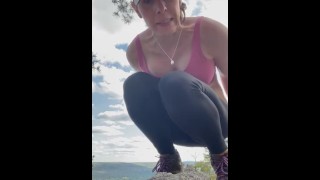 Taking A Piss On A Mountain 