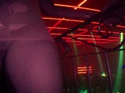Preview 5 of SHOWING MY PUSSY AT DISCO CLUB IN SHEER MICRO DRESS