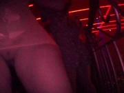 Preview 6 of SHOWING MY PUSSY AT DISCO CLUB IN SHEER MICRO DRESS