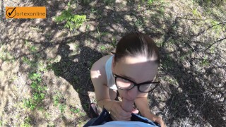 Real Amateur Public Sex with Pussy Cumshot Outdoor