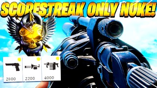 SCORESTREAK ONLY NUCLEAR in BLACK OPS COLD WAR! (Cold War NUKE Only Using Scorestreaks)