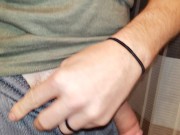 Preview 1 of Nice dick peeing up close!