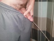Preview 5 of Hard penis pissing close up