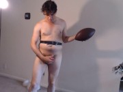 Preview 6 of Nude XXX Beach Buddies Football Toss! with Maolo!