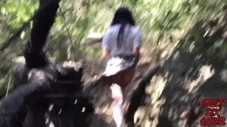 Mexican schoolgirl fucks in the woods (Full Version)