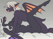 Preview 5 of Halloween Threesome (Furry Hentai Animation)