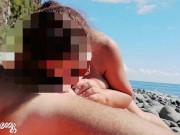 Preview 6 of Public but deserted beach: Enjoying, nudism and sex