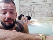 Preview 5 of Ladymuffin and Tommy A Canaglia in the tub with Diana Zilli