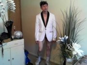Preview 1 of Maolo the Naked Tuxedo Stud!