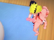 Preview 4 of Naruto Yaoi - Sasuke handjob to Naruto with a sex toy