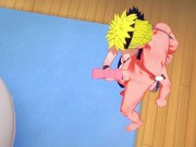Preview 6 of Naruto Yaoi - Sasuke handjob to Naruto with a sex toy