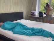 Preview 2 of Cheating Wife Fucks Delivery Man - MarLyn Chenel