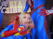 Preview 2 of Spidey Shoots All His Web On Huge Tits