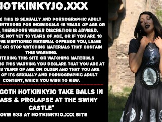 Castle Porn Captions - Anal goth Hotkinkyjo take balls in her ass & prolapse at the Swiny Castle |  free xxx mobile videos - 16honeys.com