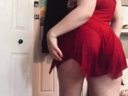 Preview 1 of Teen models new lingerie, big ass