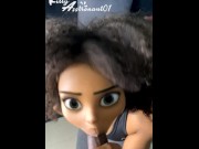 Preview 1 of Disney pixar girl sucking cock, snapchat, challenge.