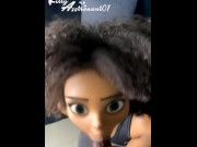 Preview 2 of Disney pixar girl sucking cock, snapchat, challenge.