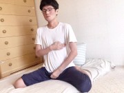 Preview 5 of Perverted Japanese boys masturbate with their clothes on.