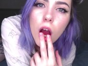 Preview 2 of Girl talks to you sweetly while masturbating your cock POV