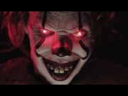 Preview 1 of Horny clown Pennywise fucks and crempies your hot girlfriend Diana Daniels - Halloween Special