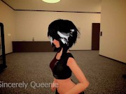 Preview 5 of FUTANARI Personal Trainer Stretching till she moans (ANAL) VRChat