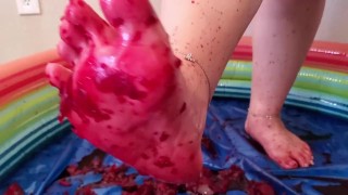 Stomping Beets With My Bare Feet - ASMR