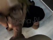 Preview 6 of Winona Riley tastes cum in a very sexy way.