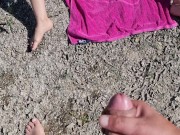 Preview 2 of Mutual Masturbation - He came on my body while i masturbate - by VirtualFantasyDream