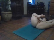 Preview 2 of Yoga for Humans Who Like Cute Buttholes and Hairy Pussies (Silent)