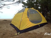 Preview 6 of How to set up a tent on the beach naked. Video tutorial.
