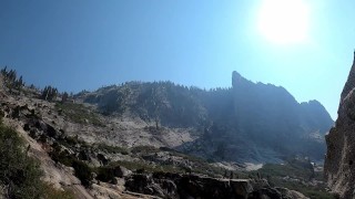 Deepthroat blowjob in the mountains petite babe HD