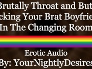 Preview 2 of Destroying Your Bratty Twink's Ass In Public (Blowjob) (Rough Anal) (Erotic Audio For Men)