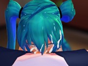 Preview 3 of Hatsune Miku hentai cum on her face