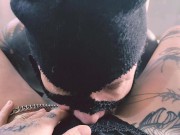 Preview 4 of Mimi femdom boyfriend. licking your hairy pussy. want to see my face ? onlyfans @dark.paradise