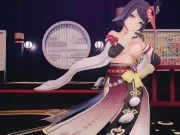 Preview 5 of Genshin Impact - Sara streaptease dance
