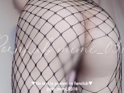 Preview 6 of Just the thought of wearing net tights makes me horny! Japanese amateur.