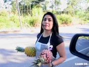 Preview 1 of CARNEDELMERCADO - Latina Salesgirl Devora Robles Jumps Hard On Cock And Loves It - MAMACITAZ